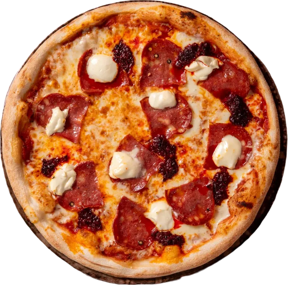 Nduja, pizza w Trattoria Volare